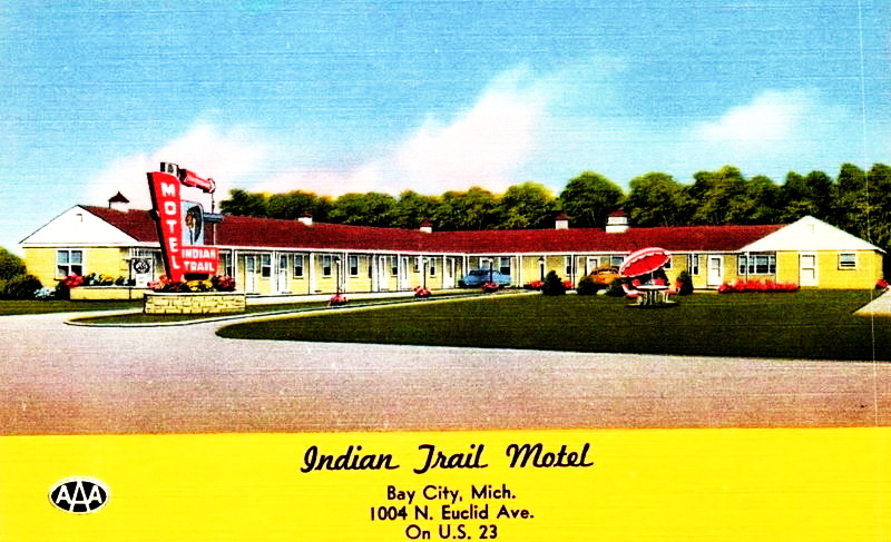 Indian Trail Motel - Vintage Postcard (newer photo)